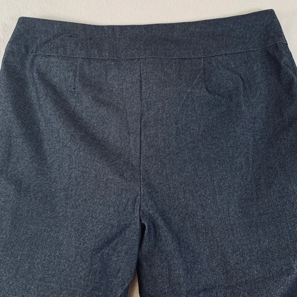 Chico's‎ So Slimming Crop Pants Women's Pull On High Rise Stretch Gray 3 (XL/16)